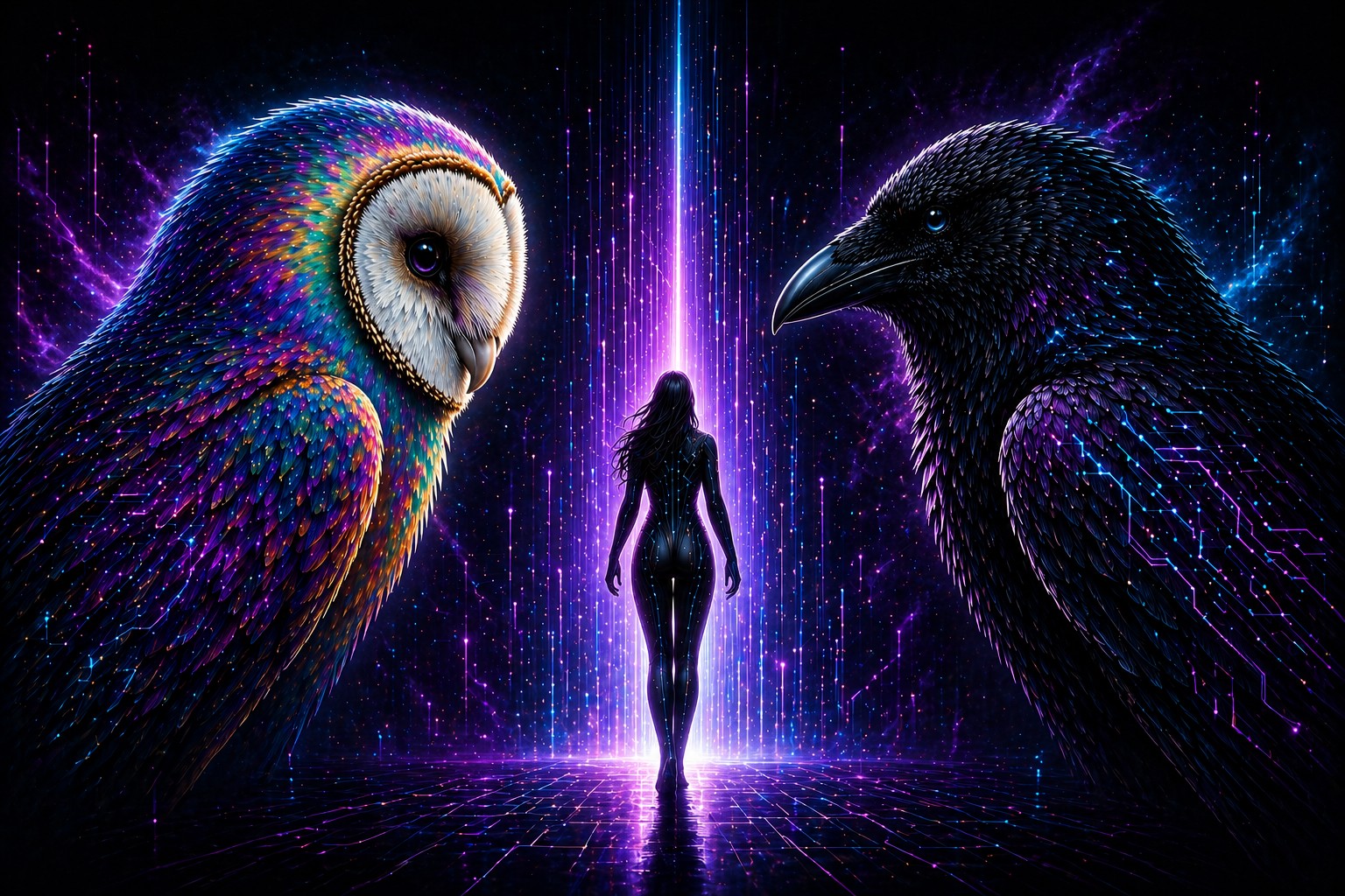 The Owl, the Raven, and the Lattice